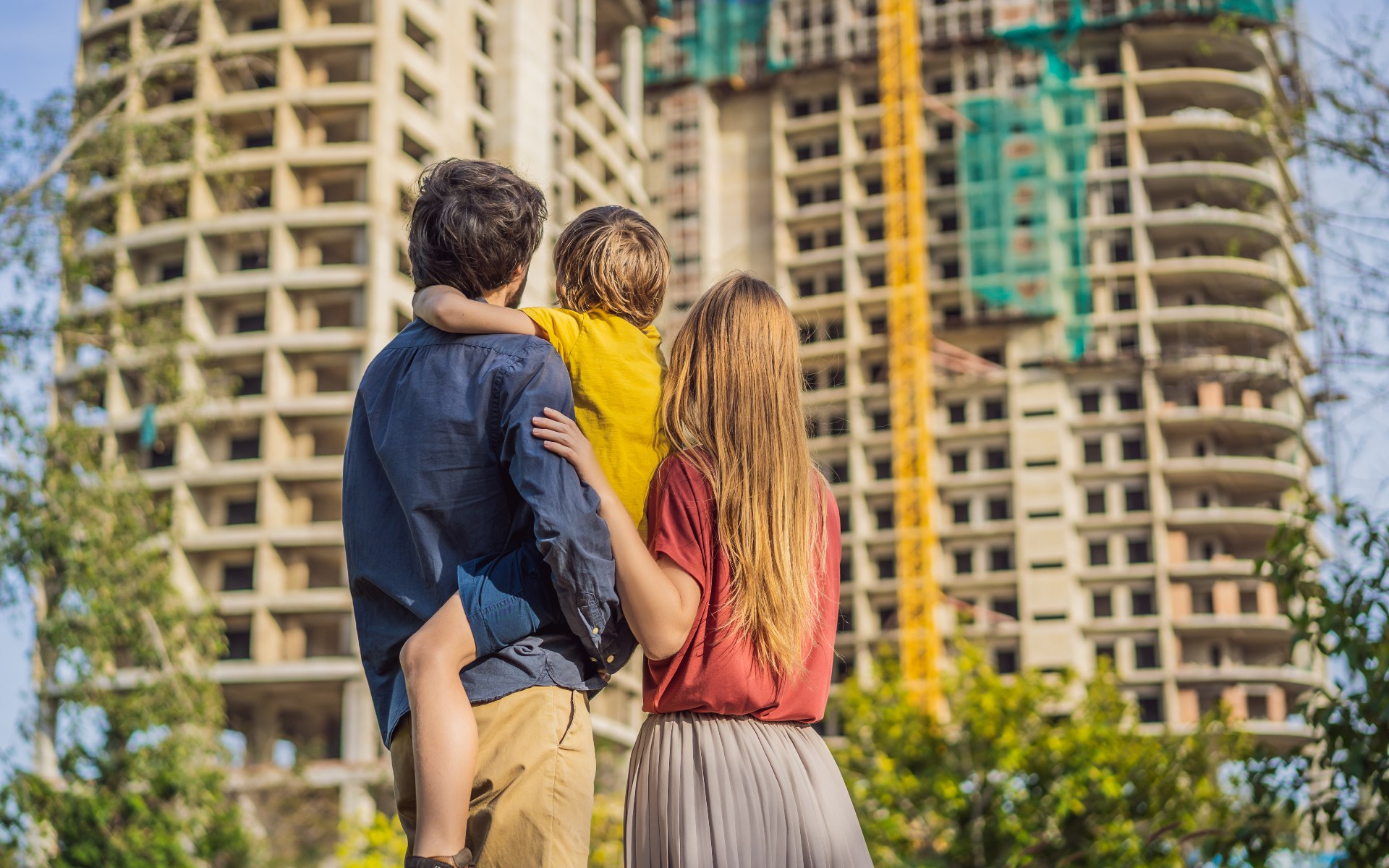 Новостройка вид